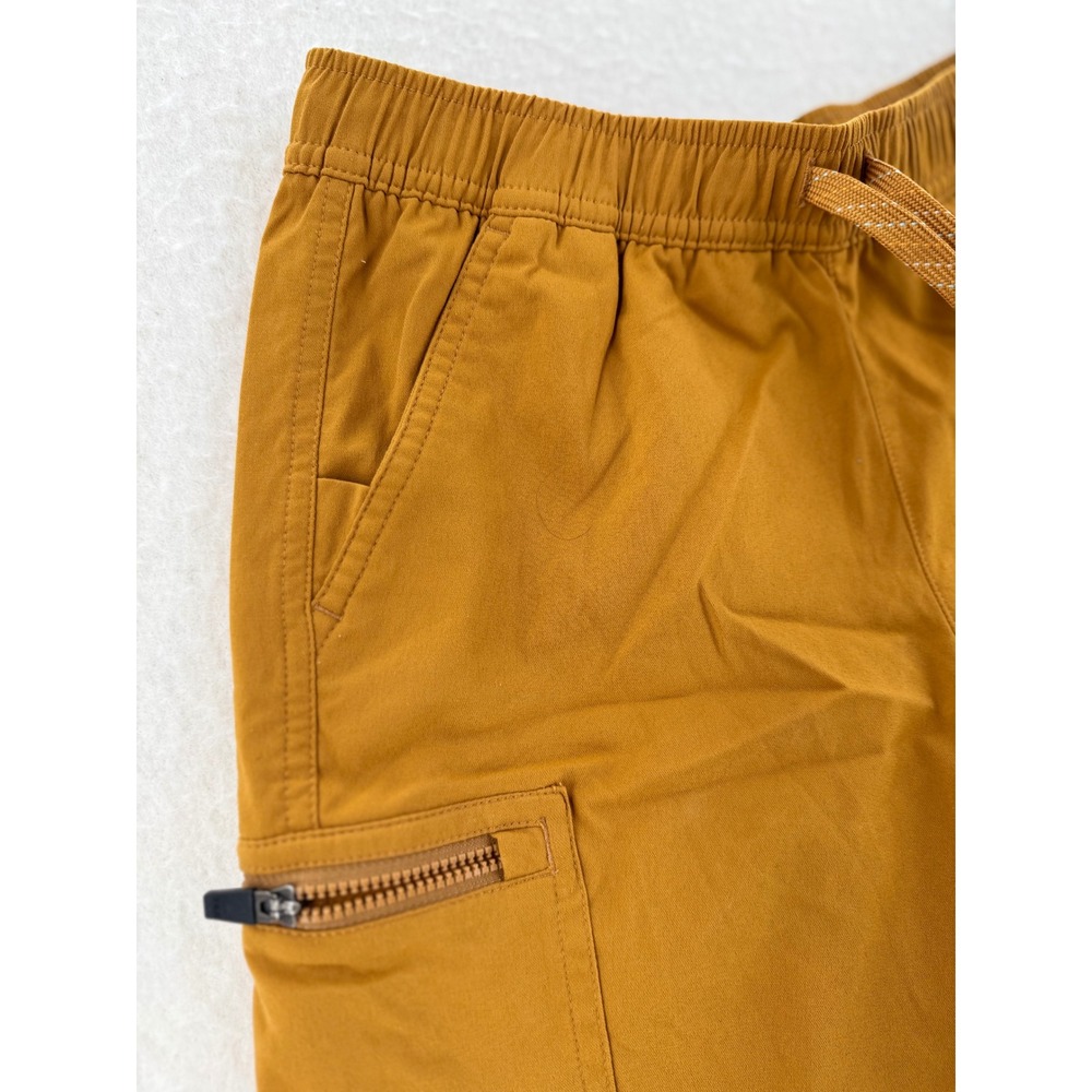 REI Co-op - Cargo Shorts Stretch Nylon Elastic Waist -‎ Brown - M - Kids